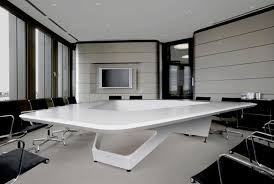 Wonderful Modern Office Furniture White Table Minimalist Interior Design 915x613 Jp Modern Office Furniture Design Office Furniture Modern Modern Office Design