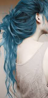 How To Dye Your Hair Blue At Home Without Chemical Dyes Dyed Hair Blue Hair Color Blue Blue Hair