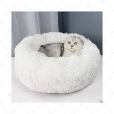 Extra plush and luxuriously soft, the marshmallow bed has calming effects on all pets! Comfy Calming Dog Cat Bed Round Super Soft Plush Pet Bed Marshmallow Cat Bed Uk Ebay Cat Bed Dog Mattresses Pet Beds