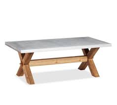 I recently bought one from a friend for 30.00. Pottery Barn Abbott Zinc Top Rectangular Coffee Table Copycatchic