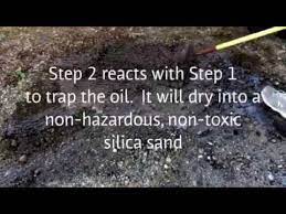 After the initial few moments. How To Clean Up An Oil Spill On Soil With Oil Solutions Youtube