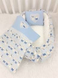 modastra cute teddy bear patterned blank bab nest set bebek kundagi bebek ayi desenleri