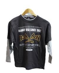 Badboy Printed Black Cotton T Shirt For Men Streetstore Pk