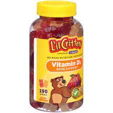 In addition to immune support, getting a sufficient amount of vitamin d is critical to building and maintaining strong bones in adults. L Il Critters Vitamin D Bone Support Dietary Supplement Gummy Bears Walgreens