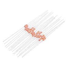 Uxcell 20pcs Ntc Thermistors Resistors Mf58 3950b 10k Ohm Glass Sealed Temperature Sensors