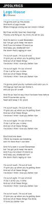 I miss you so much that i really can't find the right words to express it. Lego House By Ed Sheeran Lyrics Jpeg Lyrics