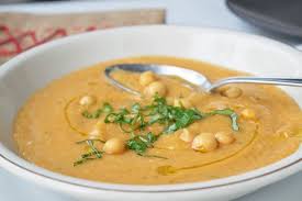 Pikante Kichererbsensuppe Rezept Rezept Kichererbsensuppe Erbsen Suppe Erbsen
