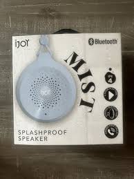 iJoy BATH BOMB IPX4 Splash Proof Shower Speaker Bluetooth 6hrs play time