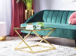 A glass coffee table makes for an elegant, subtle addition to the room, while a coffee table with storage is perfect for creating space for a striking centrepiece. Glass Top Coffee Table Gold Beverly Beliani Co Uk