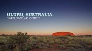 Watch in hd and fullscreen! Uluru Australia Sunset Sunrise And Sensitivity The Poor Traveler Itinerary Blog