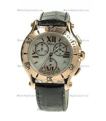 Gemnation is not an authorized chopard watch band dealer and is not affiliated with chopard. Chopard Happy Sport Diamonds Edition Replica Gold Watch In Black Strap For Just 229 Usd