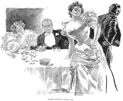 Put parmesan puff pastry breadsticks in oven 9:00. Collection Granger Gibson Dinner Party N Eight Minutes After One Drawing C1900 By Charles Dana Gibson Poster Print By Granger Collection