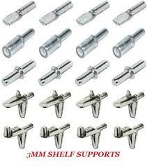 Shelf Supports Metal Pins Pegs Studs In 3 4mm Hole Size Kitchen Cabinet Cupboard Ebay Kitchen Organization Diy Heavy Duty Furniture Metal Shelf Supports