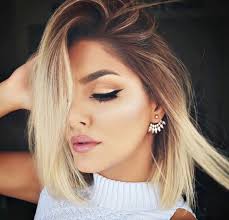 1leïla bekhti troque son carré pour la coupe de cheveux la plus populaire du moment. 1001 Modeles De Coloration Ombre Hair Blond Parfaite