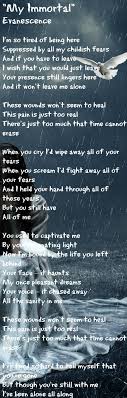 My Immortal Evanescence Beautiful Piece Of Music This Reminds Me Of My Jason He Loved This Song Evanescence Lyrics My Immortal