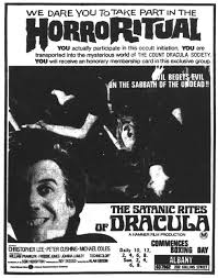 THE SATANIC RITES OF DRACULA Christopher Lee! Peter Cushing! reviews - free  online - MOVIES & MANIA