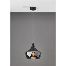 Virginio 1 Light Single Jar Pendant Black Hanging Lighting Dining Table Pendant Light Pendent Lighting