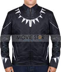 Shop For Black Panther Jacket On Moviestarjacket The Place Where You Can Purchase Your Favorite Superstar Jackets Black Panther Black Panther Chadwick Boseman