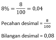 Bagaimana jika pecahan biasa diubah menjadi persen? Cara Menghitung Persentase Rumus Persen Dan Diskon Advernesia