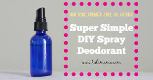 Diy Spray Deodorant With Magnesium