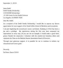 11 Scholarship Thank You Letter Sample For Doc Pdf Words Mous Syusa
