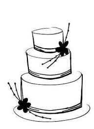 Clip Art Of Cake Cake Drawing Cake Clipart Cake Illustration