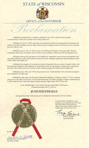 August 19, 2019 11:42 am. Governor Tony Evers On Twitter Juneteenth Day Is A Time To Recognize The Struggles Of African Americans In Our Country S Modern History While We Use This Time To Reconcile With Our Past