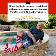 Wayne and Karen Pinnell have a huge heart for family! They are Rockin' the  Socks with style to support the Ronald McDonald House Orange County! Join  the Rock the Socks Circle @