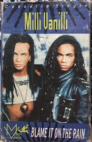 The song has a lighthearted approach, saying just to blame it on the rain. Milli Vanilli Blame It On The Rain Video 1989 Imdb