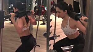 Kiara Advani Workout Video In Gym 2018