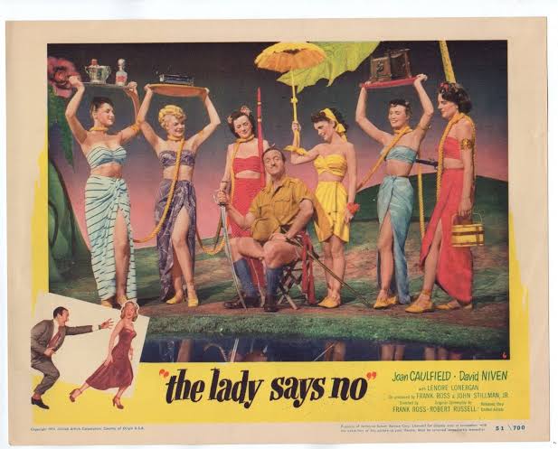JOAN CAULFIELD DAVID NIVEN THE LADY SAYS NO 1951 ORIG 11X14 LOBBY CARD  LC6733 | eBay