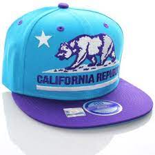Amazon Com California Republic Flat Bill Vintage Style Snapback Hat Cap Teal Purple Clothing Snapback Hats Swag Hats Hats
