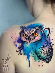 Watercolor Tattoo Vorlage Watercolor Tattoo Vorlage Watercolor Owl Tattoos Abstract Owl Tattoo Watercolor Tattoo