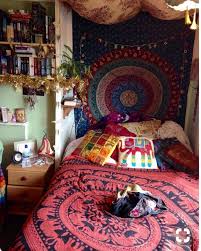 Stunning Lifestyle Ideas For Bohemian Hippie Hippie Boho Style Clothing Dresses Home Decor I Bohemian Style Bedroom Design Dorm Room Decor Bedroom Design