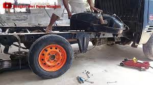 Rp 65.000.000 2012 suzuki carry box 2012. Las Ulang Perkuat Chasic Suzuki Carry Pik Up Youtube