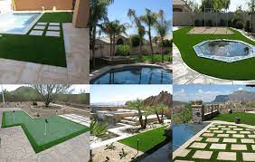 We also offer ivy green walls to cover fences, garages, columns and almost anything with a flat. Arizona Landscaping Design Ideas Featuring Artificial Grass Paradise Greens