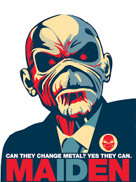 Eddie For President By Illdropdeadofsloth On Deviantart Iron Maiden Eddie Iron Maiden Posters Iron Maiden Mascot
