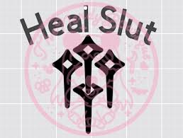 MMO Heal Slut Vinyl Decal - Etsy
