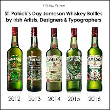 St Patrick S Day Jameson Whiskey Bottles By Irish Artists Jameson Whiskey Jameson Irish Whiskey Whiskey