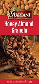 Honey Almond Granola Mariani Nut Recipe In 2020 Breakfast Recipes Easy Honey Almond Granola Healthy Appetizers