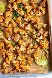 Chili Lime Roasted Cauliflower Recipe Roasted Cauliflower Recipes Roasted Vegetable Recipes Cauliflower Dishes