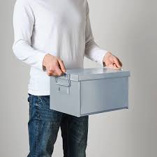 Ombyte Box With Lid Ikea Box With Lid Ikea Galvanized