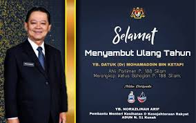 Menteri pelancongan, seni dan budaya, datuk mohamaddin ketapi berkata demikian bagi menjawab tourism, arts and culture minister datuk mohamaddin ketapi on monday said the rm1.1 billion. Norazlinah Arif Sanah Helwah Datuk Mohamaddin Ketapi Facebook