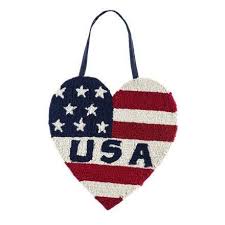 Maybe you would like to learn more about one of these? Patriotic Heart Hooked Door Decoration Walmart Com Walmart Com