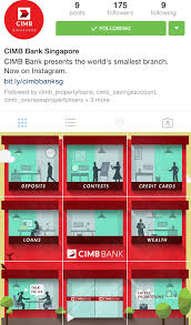 Cimb Bank Singapore Opens Instagram Branch Digital Campaign Asia Digital Campaign Portfolio Site Singapore