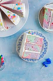 Rainbow Marble Layer Cake Hungrygirlporvida Com Rainbow Swirl Cake Rainbow Layer Cakes Swirl Cake