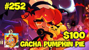 $100 Gacha For Pumpkin Pie Cookie!! Best Girl and Pompon - Cookie Run:  Kingdom #252 - YouTube