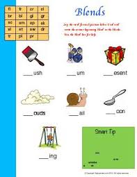 Worksheet Blends Find And Write The Correct Beginning Blend In The Blanks Holiday Homework Spelling Patterns Digraph
