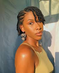 Flat twists & zig zag parts. 27 Twist Hairstyles Natural With Extensions