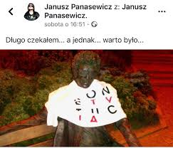 Maybe you would like to learn more about one of these? O Xrhsths Kod Sto Twitter Pomnik Janusza Panasewicza W Olecku Takze Zostal Zniewazony Koszulka Z Napisem Konstytucja Sam Janusz Przyznal Ze Warto Bylo Na To Czekac Tojaubralempomnik Konstytucjajeststosowna Kod Https T Co A3unxv8pka